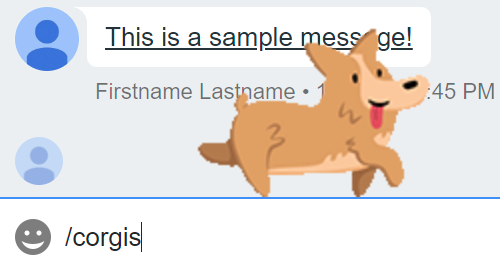 /corgis in Google Hangouts