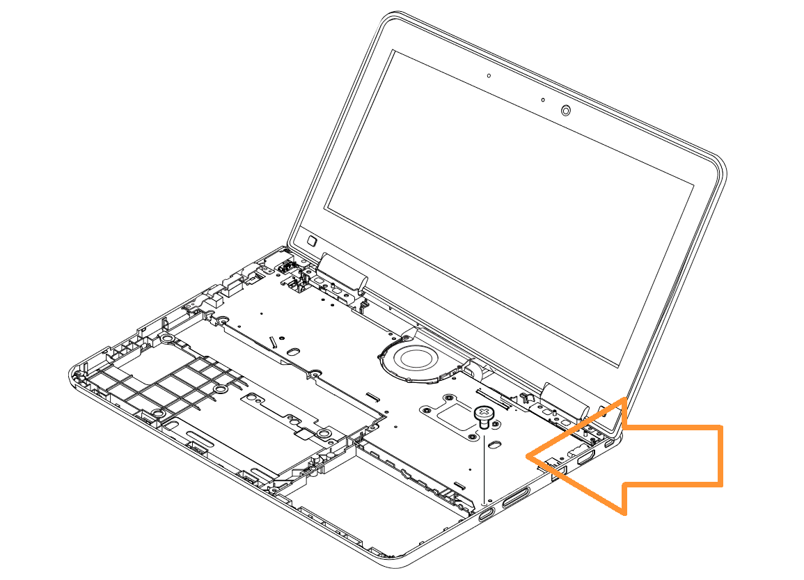 Write protection screw diagram